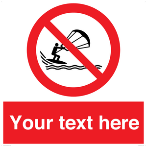 Custom No kite surfing